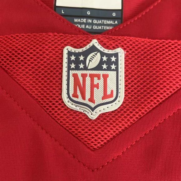 Christian Mccaffrey Signed 49ers Nike Scarlet Game Player Jersey NFL - Picture 5 of 10